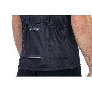Cube Μπλούζα με κοντό μανίκι ATX Jersey Full Zip CMPT S/S - 12380 DRIMALASBIKES